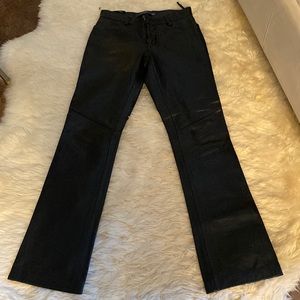 Vintage Gap Leather bootcut pants - size 24